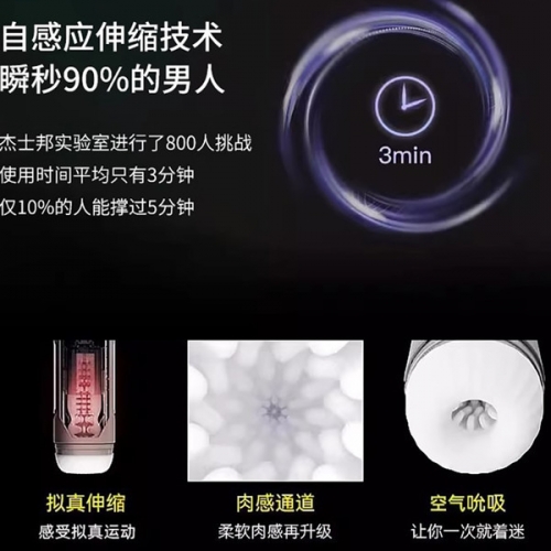 杰士邦暴風(fēng)姬伸縮加溫飛機杯